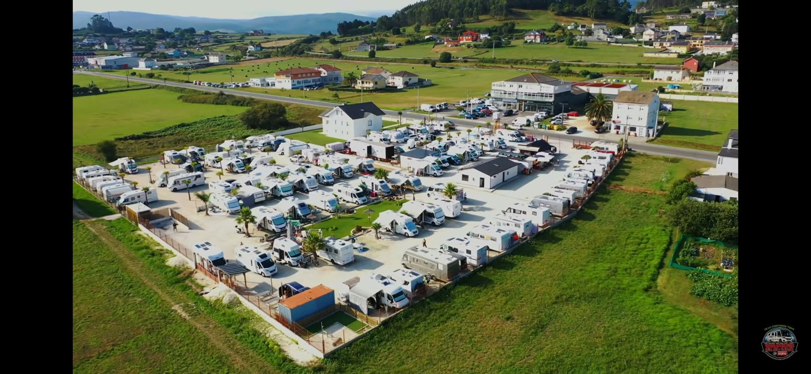 Vista aérea del área al completo